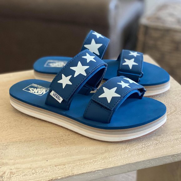 Vans Cayucas Star Platform Sandals Slides - Picture 2 of 11